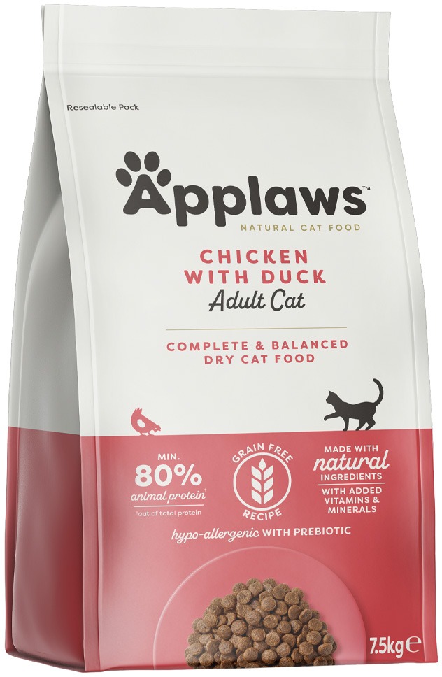 Applaws granule Cat Adult kura s kačkou 7,5 kg
