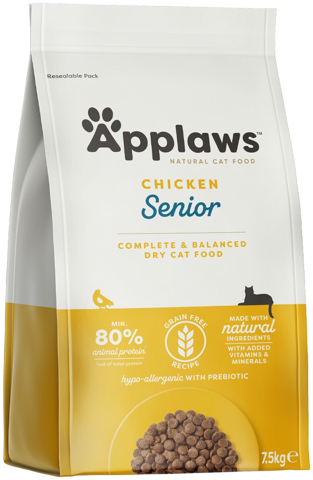 Applaws granuly Cat Senior kura 7,5 kg