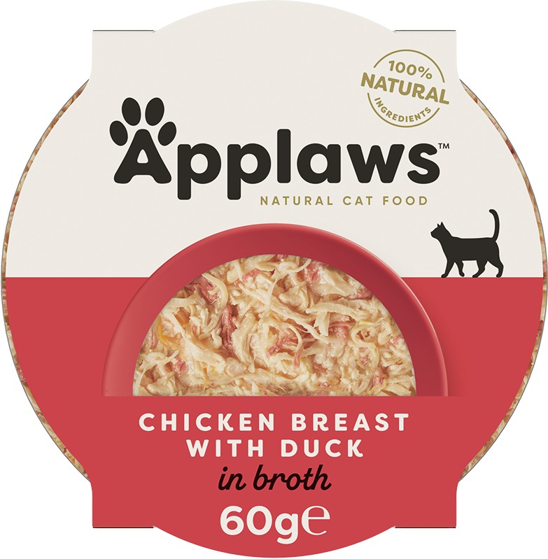 Applaws miska Cat Pot kuracie prsia a kačica 60 g