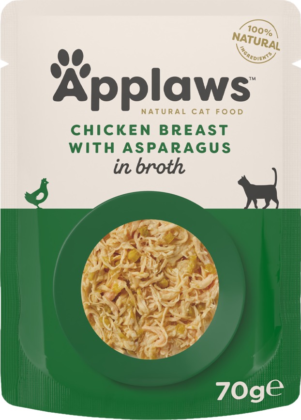 Applaws kapsička kuracie prsia a špargľa 70 g