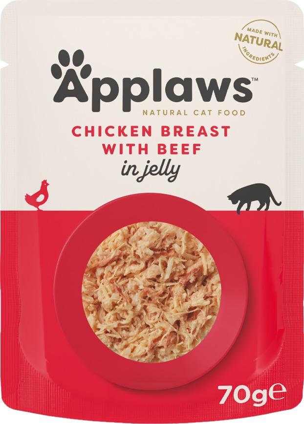 Applaws kapsička Cat Jelly kuracie prsia a hovädzie v želé 70 g