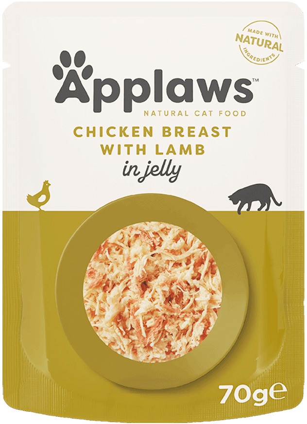 Applaws kapsička Cat Jelly kuracie prsia a jahňacie v želé 70 g