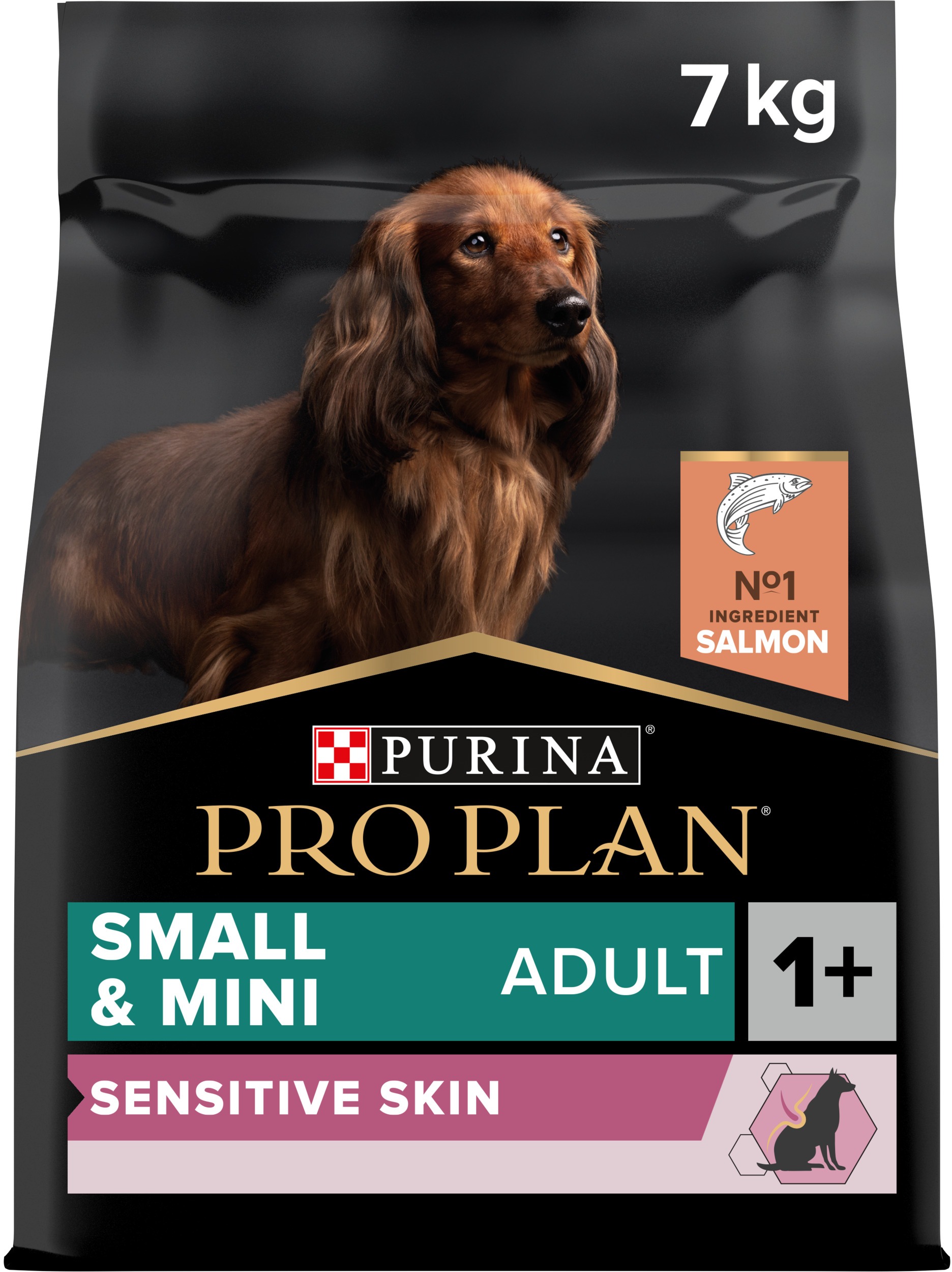 PRO PLAN Small & Mini Adult Sensitive Skin granuly pre psov losos 7 kg