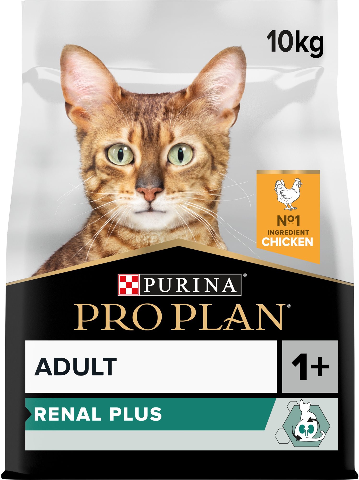 PRO PLAN Adult Renal Plus granuly pre mačky kura 10 kg