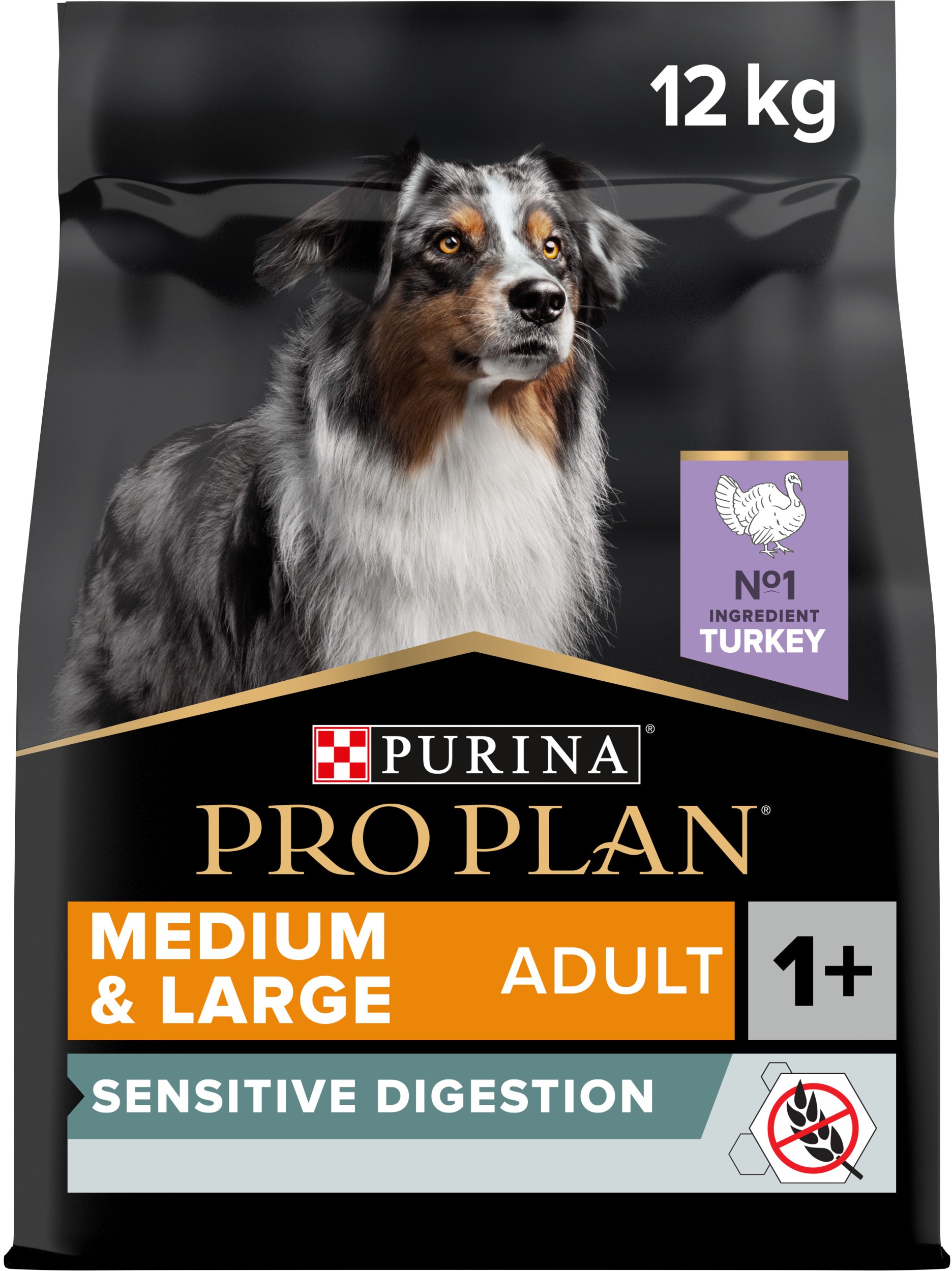 PRO PLAN Medium & Large Adult Sensitive Digestion Grain Free granuly pre psov morka 12 kg