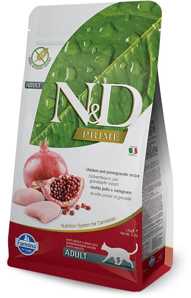 N&D Prime Cat Adult Chicken & Pomegranate 1,5 kg