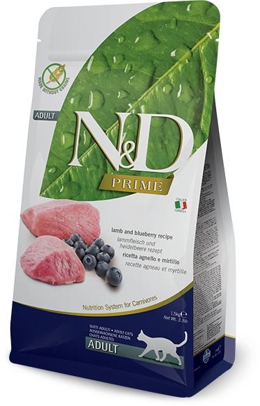 N&D Prime Cat Adult Lamb & Blueberry 5 kg