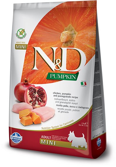N&D Pumpkin Dog Adult Mini Chicken & Pomegranate 7 kg