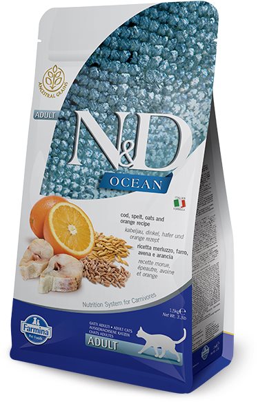 N&D Ocean Cat Adult Codfish & Orange 1,5 kg