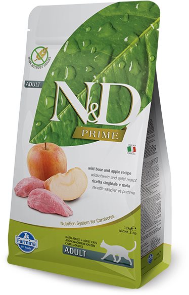 N&D Prime Cat Adult Boar & Apple 1,5 kg