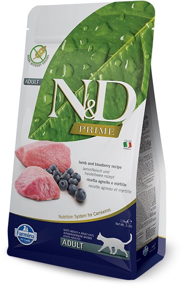 N&D Prime Cat Adult Lamb & Blueberry 1,5 kg