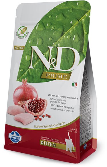N&D Prime Cat Kitten Chicken & Pomegranate 1,5 kg