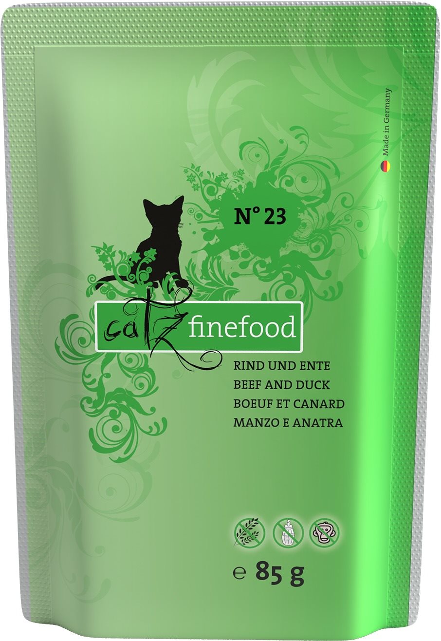 Catz finefood – s hovädzím a kačacím mäsom 85 g