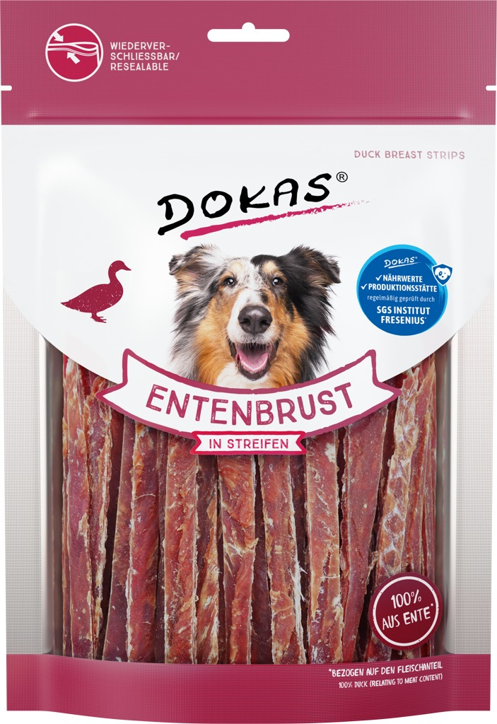Dokas – Kačacie prsia prúžky 250 g