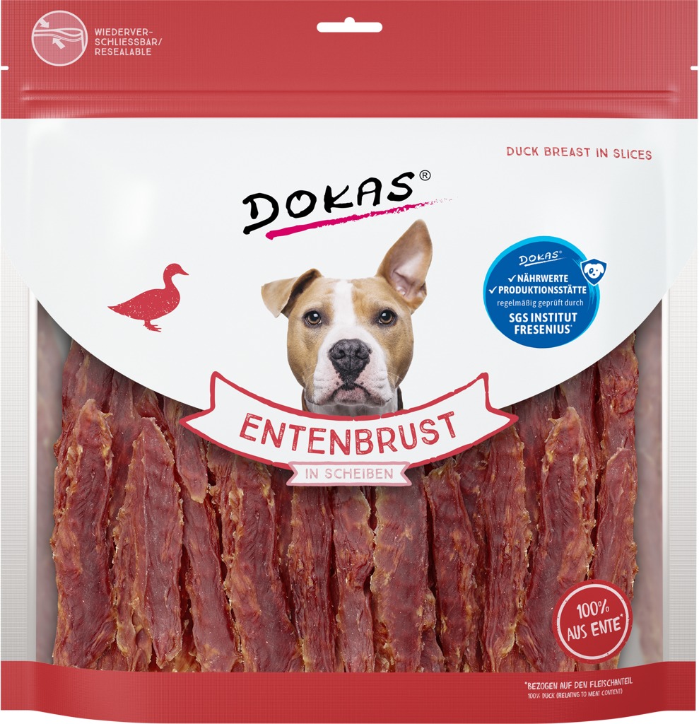 Dokas – Kačacie prsia prúžky široké 900 g