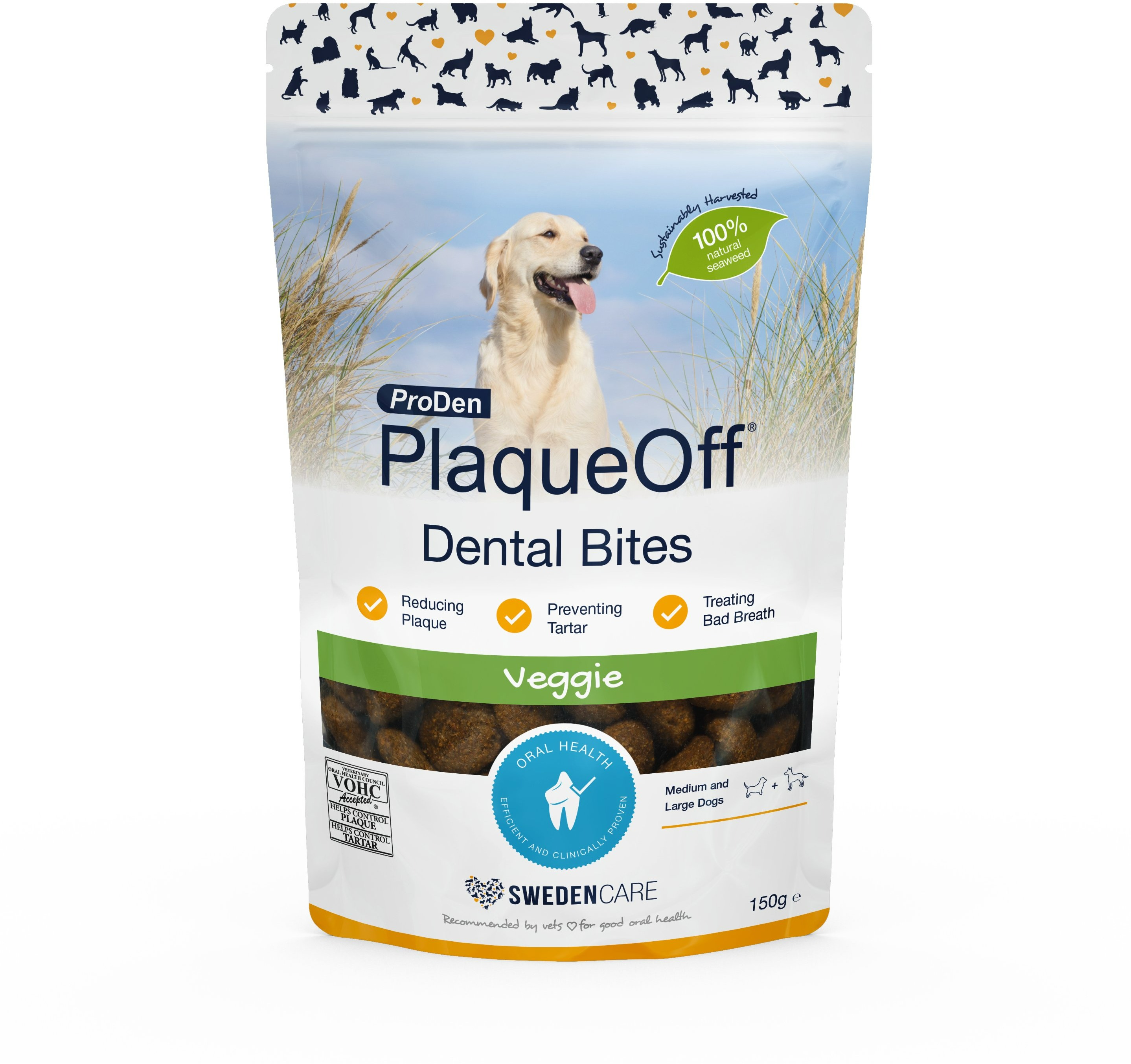 ProDen PlaqueOff Dental Bites 150 g
