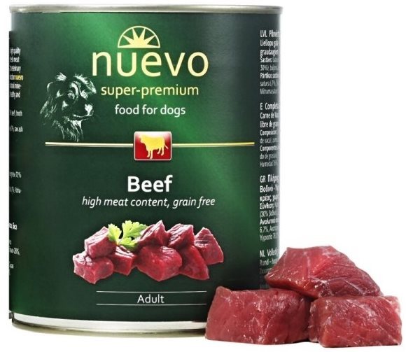 Nuevo pes adult hovädzia konzerva 800 g