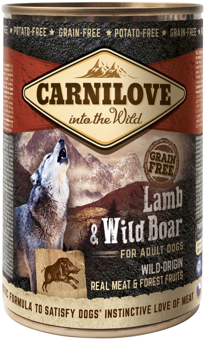 Carnilove Wild Meat Jahňacie & Diviak 400 g