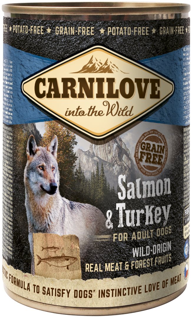 Carnilove Wild Meat Losos & Moriak 400 g