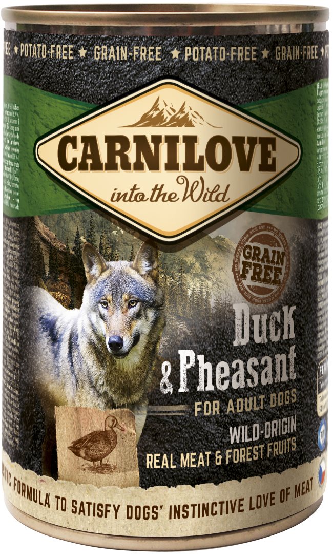 Carnilove Wild Meat Kačica & Bažant 400 g