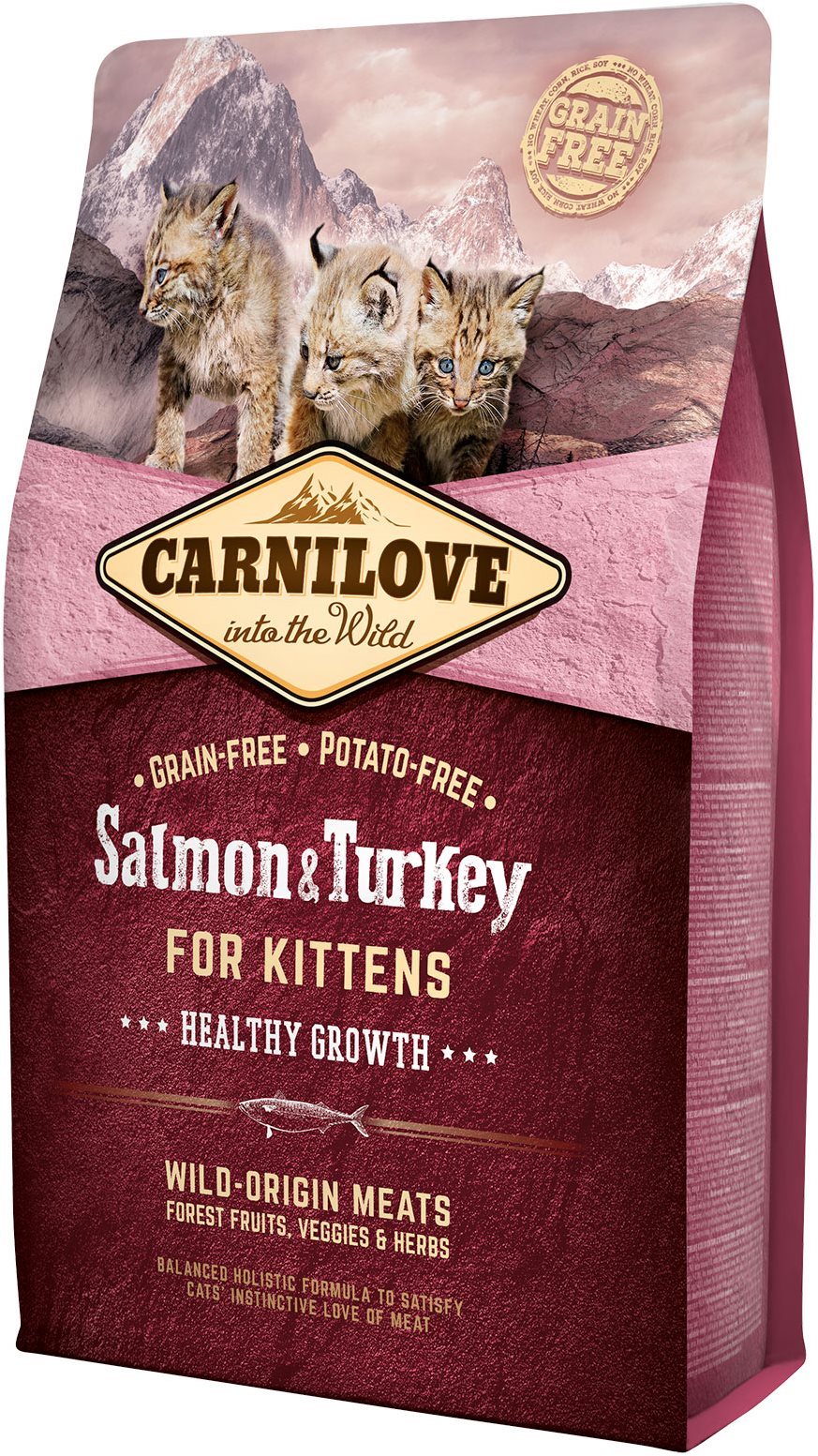Carnilove salmon & turkey for kittens – healthy growth 2 kg