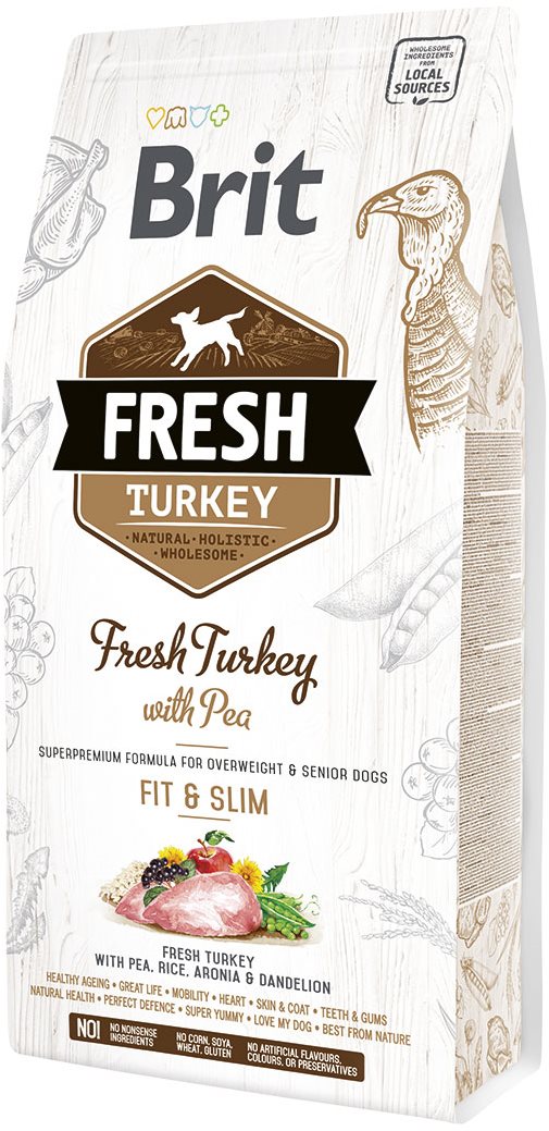 Brit Fresh turkey with pea Light Fit & Slim 2,5 kg