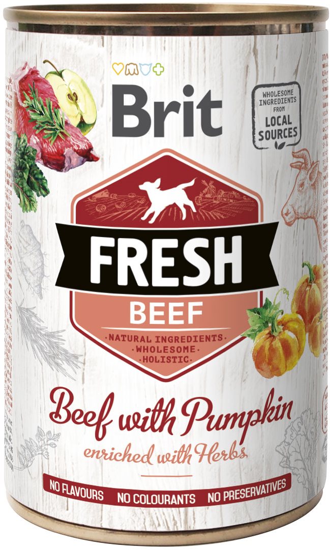 Brit Fresh beef with pumpkin 400 g