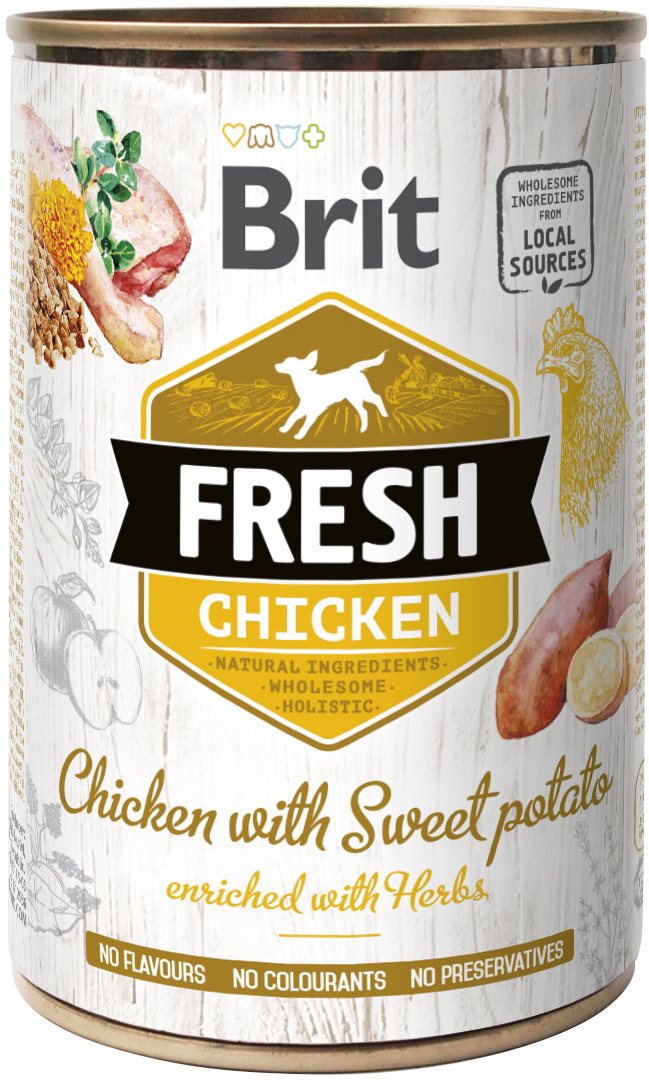 Brit Fresh chicken with sweet potato 400 g