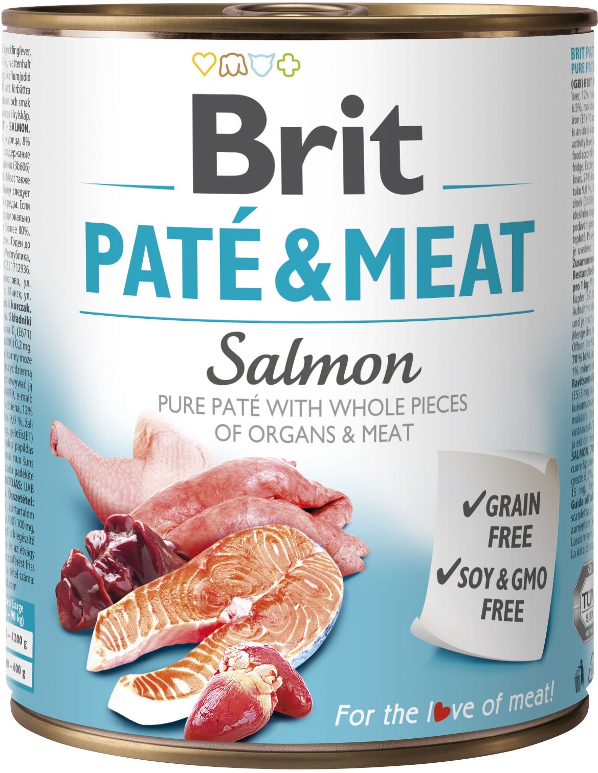 Brit Paté & Meat Salmon 800 g
