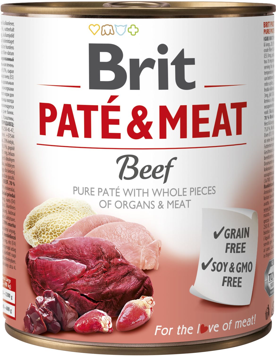 Brit Paté & Meat Beef 800 g
