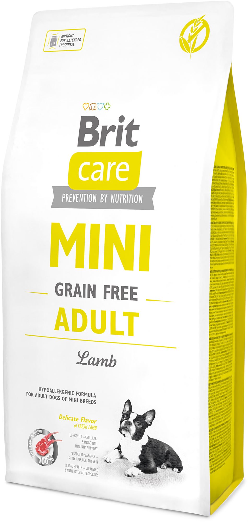 Brit Care mini grain free adult lamb 7 kg