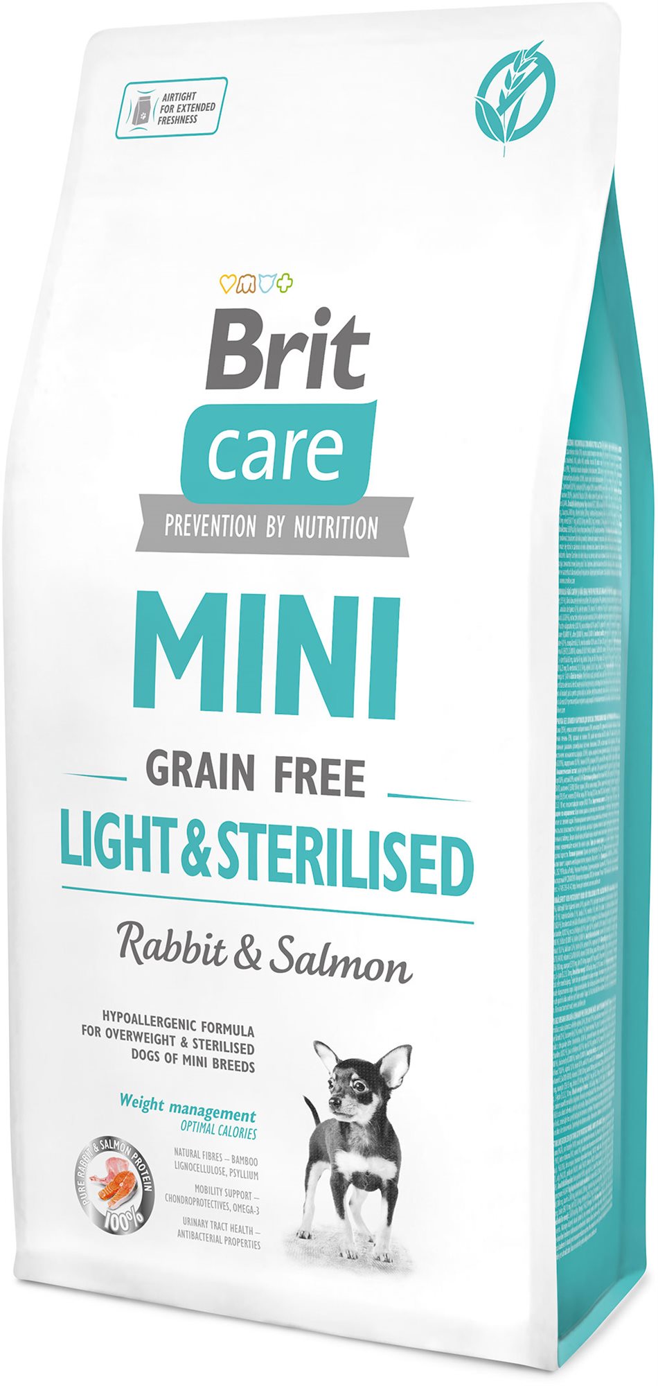Brit Care mini grain free light & sterilised 7 kg