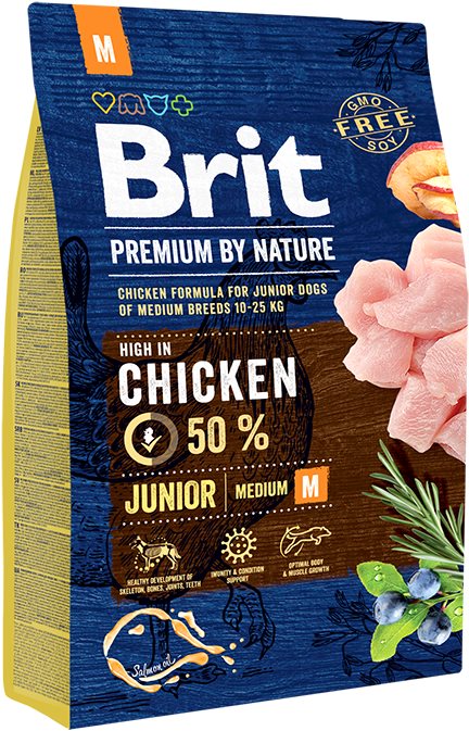 Brit Premium by Nature Junior M 3 kg