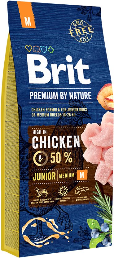 Brit Premium by Nature Junior M 15 kg