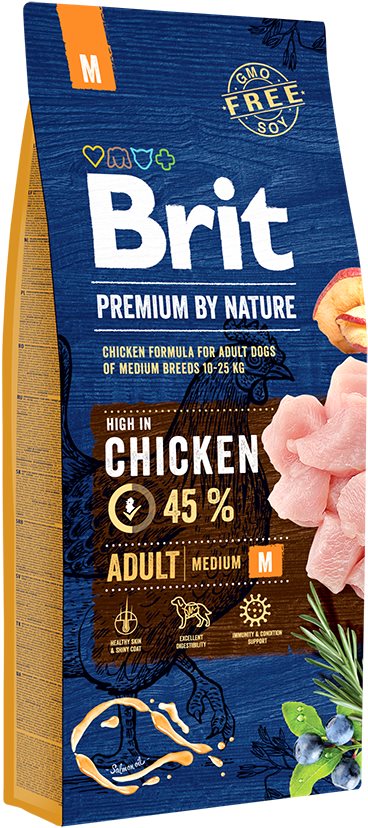 Brit Premium by Nature Adult M 15 kg