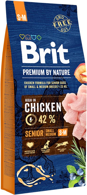 Brit Premium by Nature Senior S+M 15 kg