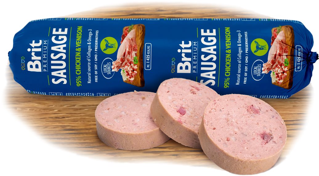 Brit Sausage Chicken & Venison 800 g