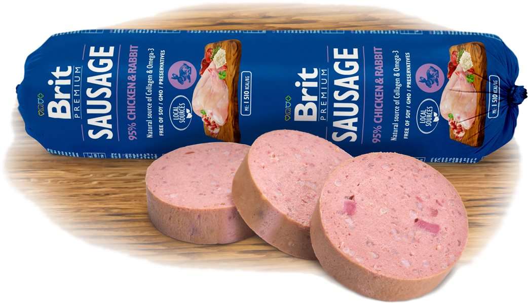 Brit Sausage Chicken & Rabbit 800 g