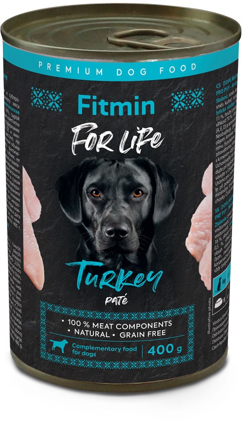 Fitmin for Life Morčacia konzerva pre psy 400 g