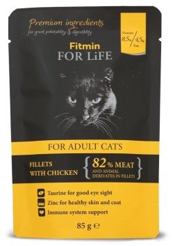 Fitmin For Life Kuracia kapsička pre mačky 85 g