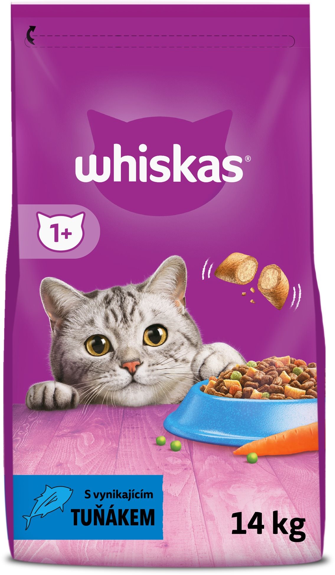 Whiskas granule s tuniakom 14 kg
