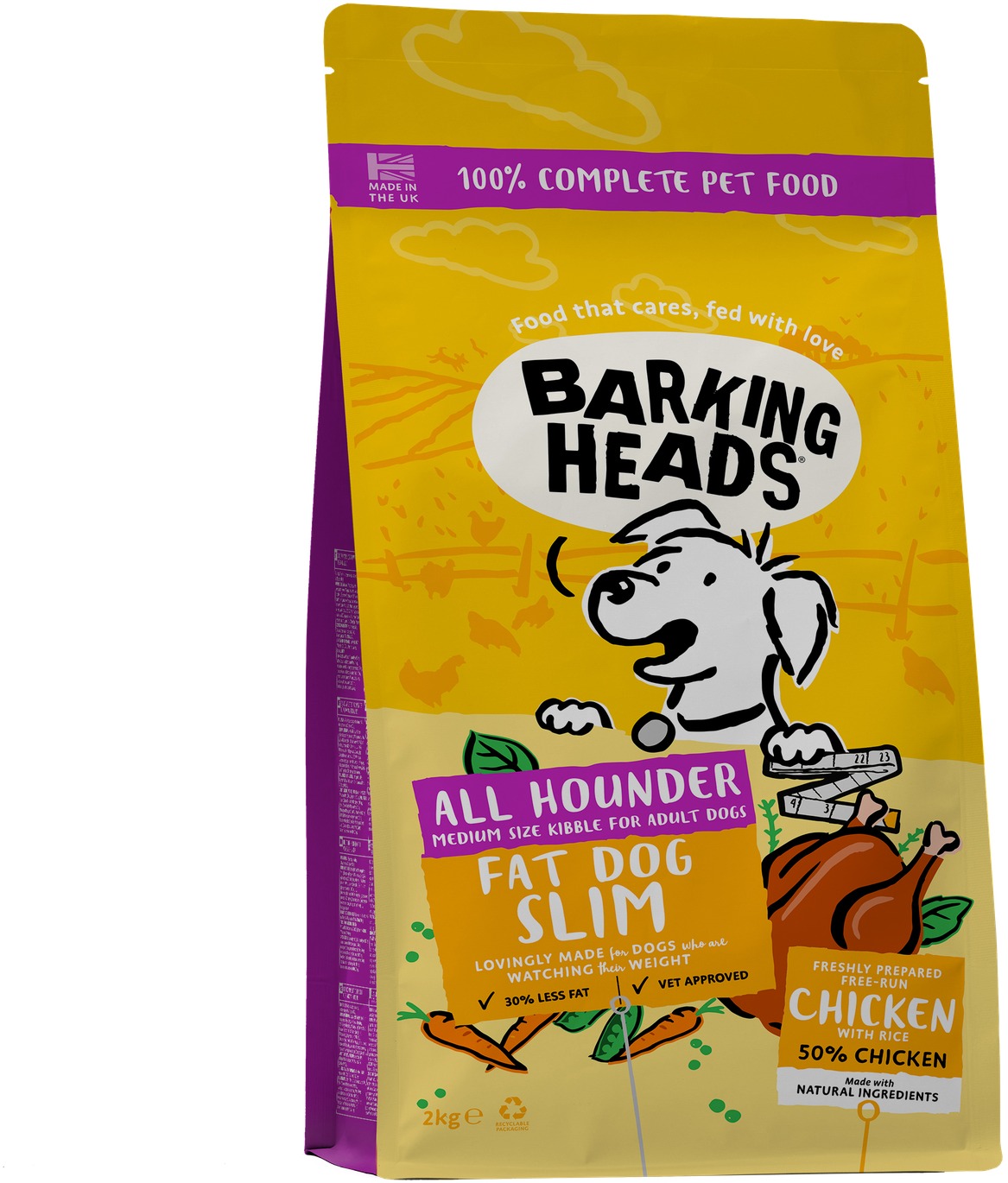 Barking Heads Fat Dog Slim 2 kg