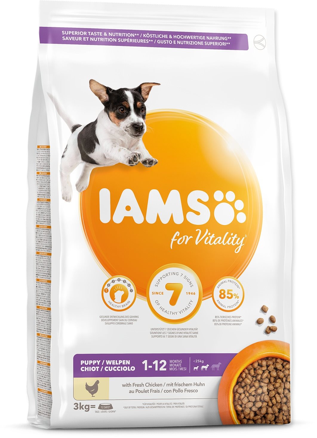 IAMS Dog Puppy Small & Medium Chicken 3 kg