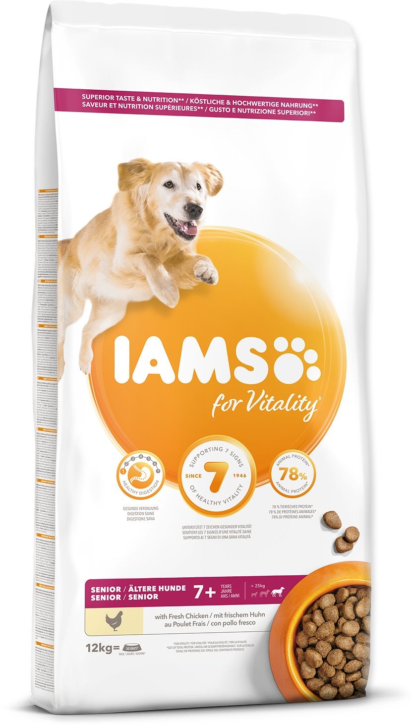 IAMS Dog Senior Large Chicken 12 kg