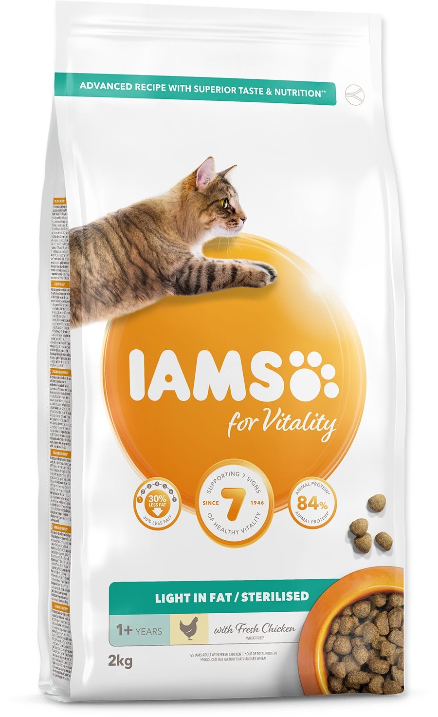 IAMS Cat Adult Weight Control/Sterilized Chicken 2 kg