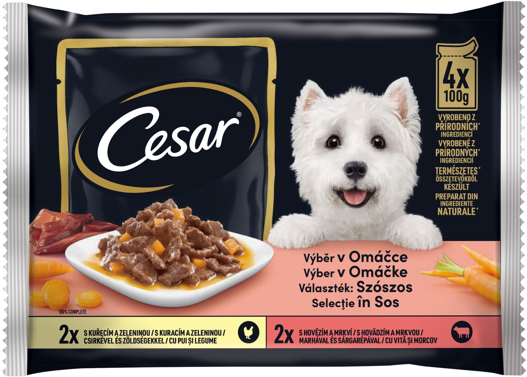 Cesar Selection v omáčke 4× 100 g