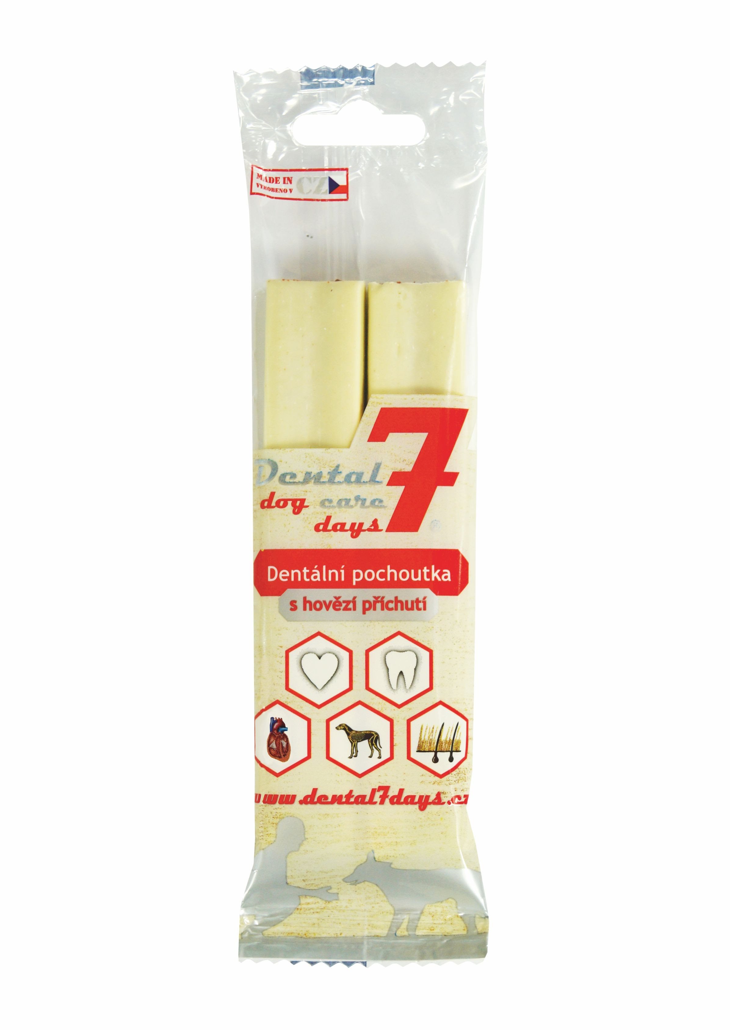Dental DOG Care 7 days dentálna pochúťka s hovädzou príchuťou 2 ks