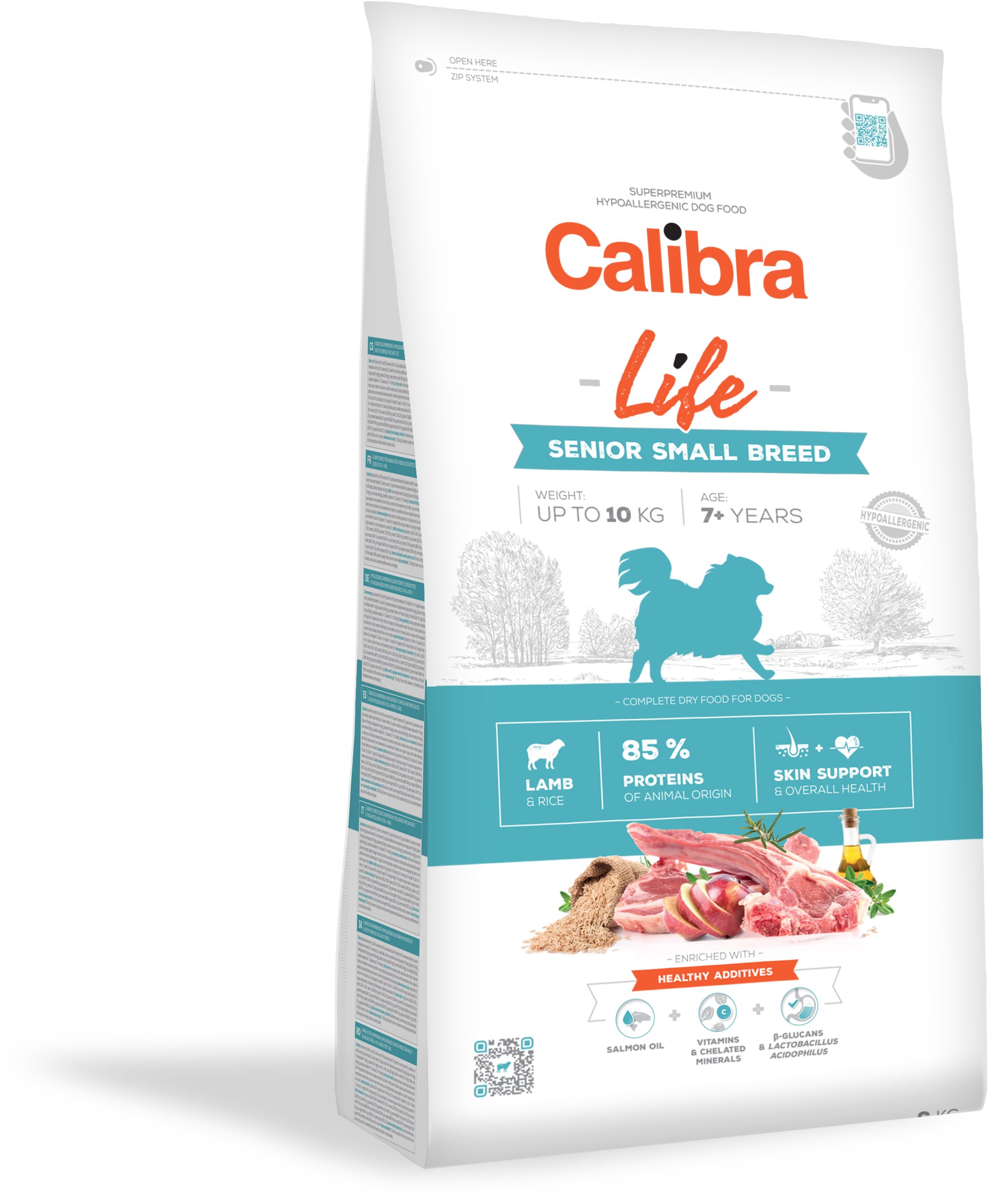 Calibra Dog Life Senior Small Breed Lamb 1,5 kg