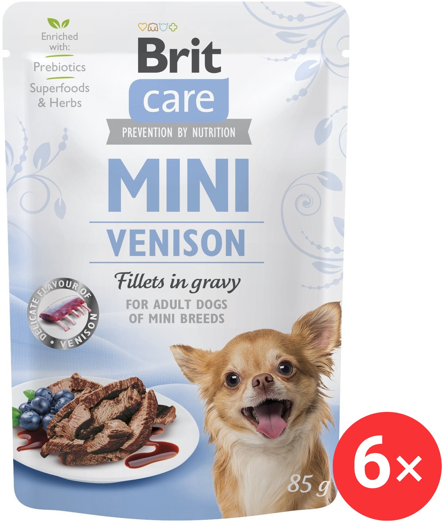 Brit Care Mini Venison Fillets in Gravy 6× 85 g