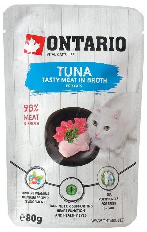 Ontario Vrecko tuniak vo vývare 80 g